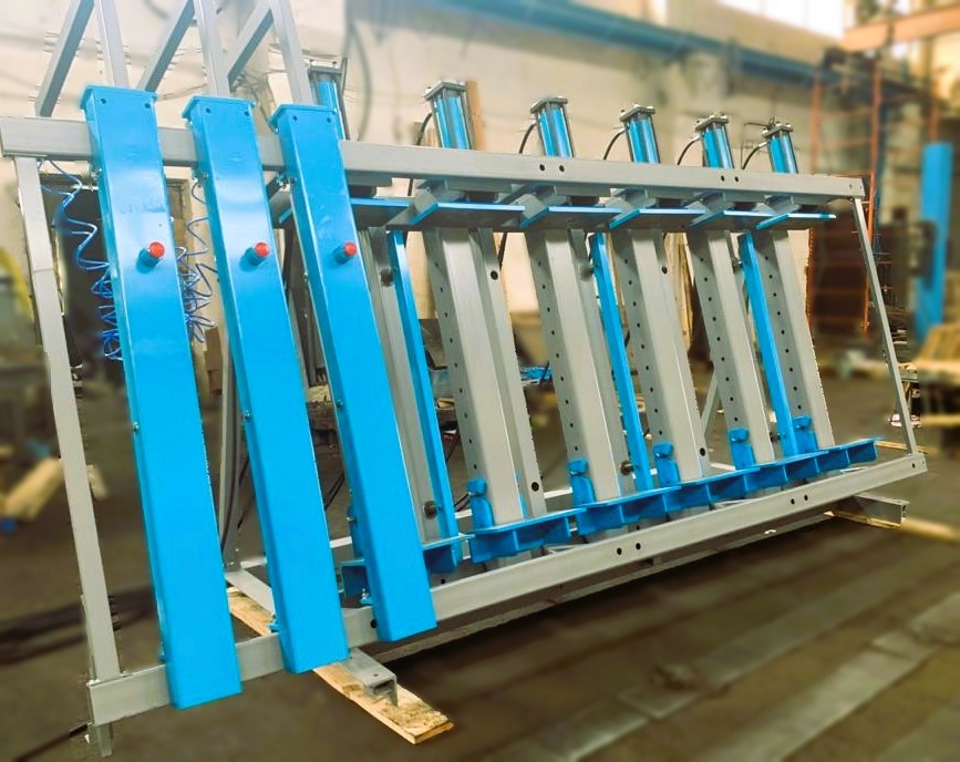 Пресс гидравлический SL — UN(PT) с пневматическими фронтальными прижимами