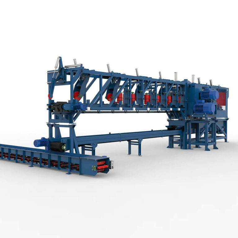 Бревнопильный гусеничный станок БГ 35-55 Линия