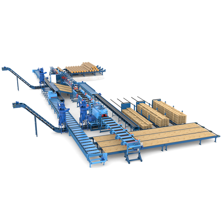 Лесопильная линия Форта с возвратом необрезной доски