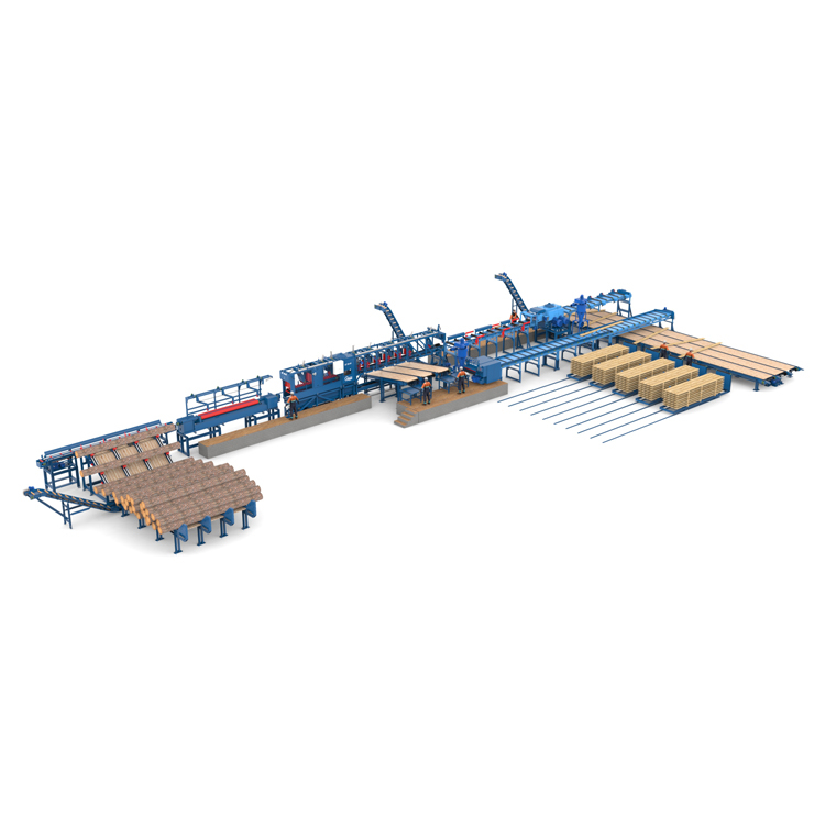 Лесопильная линия Сибирь базовый вариант