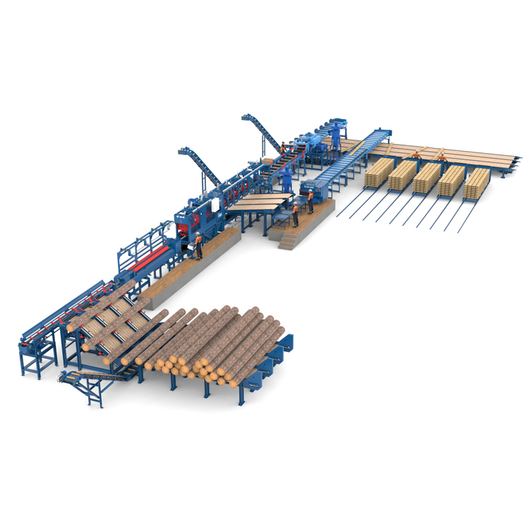 Лесопильная линия Сибирь базовый вариант