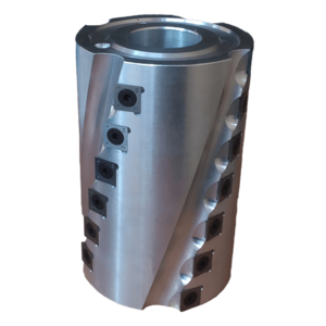 Фрезы с винтовым расположением твердосплавных ножей