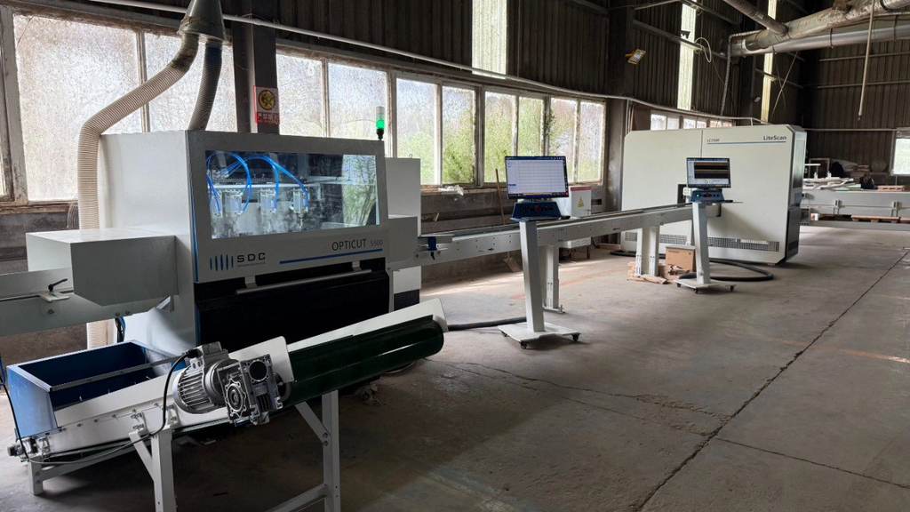 Линия сканирования и вырезки пороков древесины SDC ECO (LC 3800 + OC 5500)