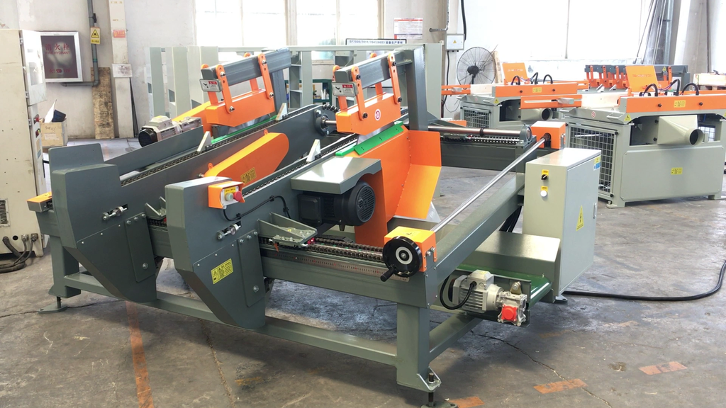 Проходной торцовочный станок CROSS CUT (2 пилы)