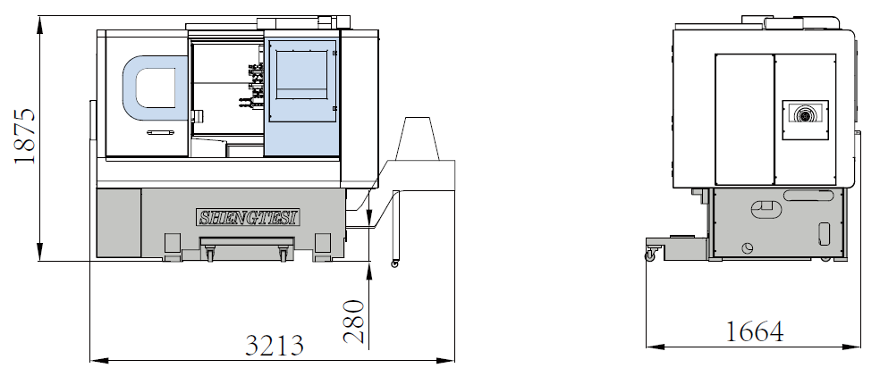 Токарный станок с ЧПУ STS CTX52