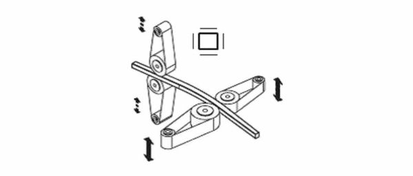 Четырехсторонний шлифовальный станок проходного типа для криволинейных и прямолинейных брусковых деталей LIGA GB-625-R4-BS