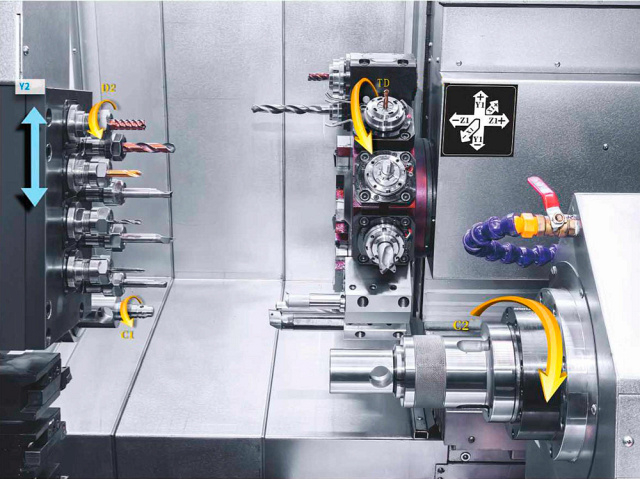 Токарный автомат с ЧПУ IRONMAC ITA-528SY