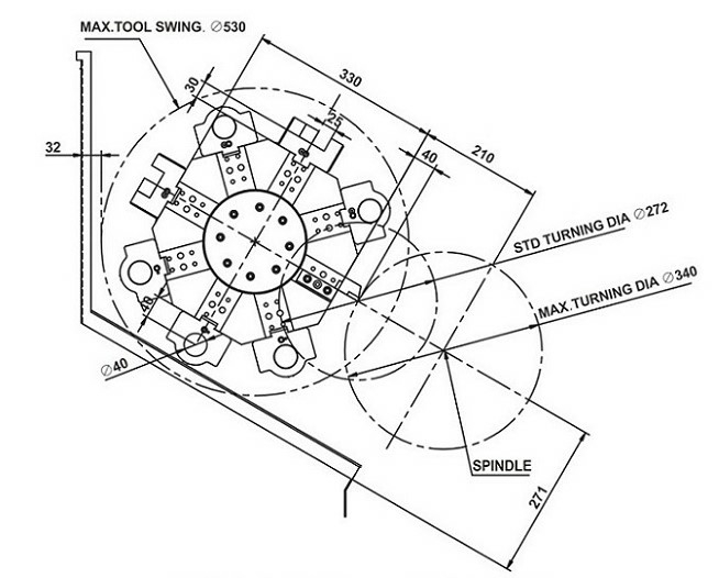 Токарный обрабатывающий центр с ЧПУ NINGBO BLIN MACHINERY BL-S40M