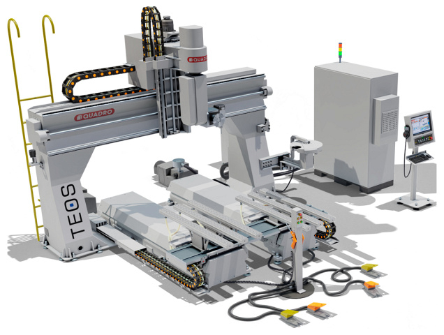 Пятиосевой обрабатывающий центр QUADRO TEOS Z-1000