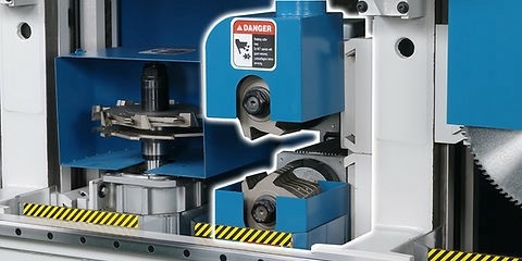 Двухсторонние шипорезные станки E-Chain серии S-Type. 6 шпинделей