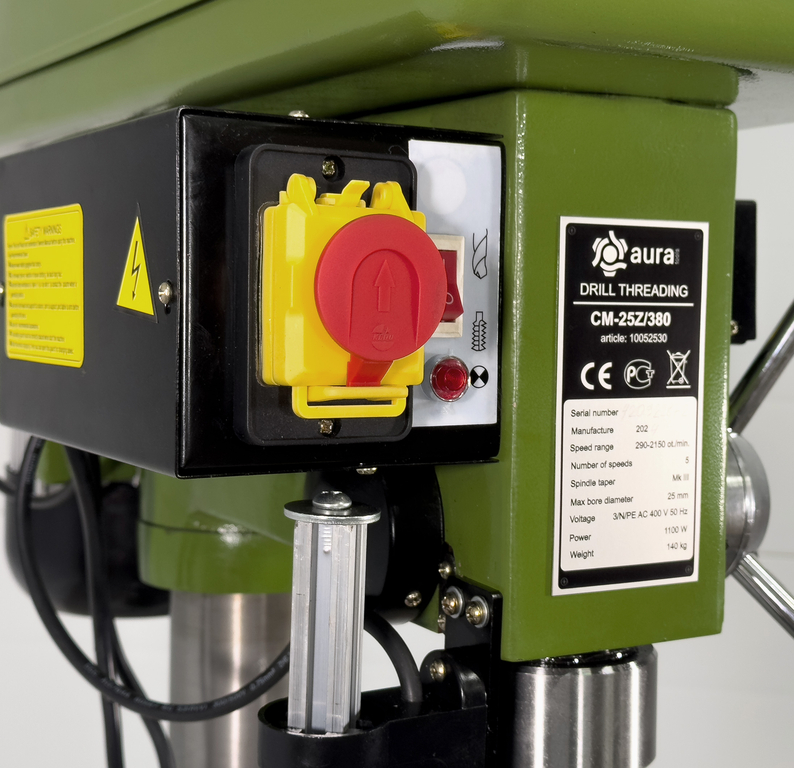 Сверлильно-резьбонарезной станок AURA CM-25Z/380 (10052530)