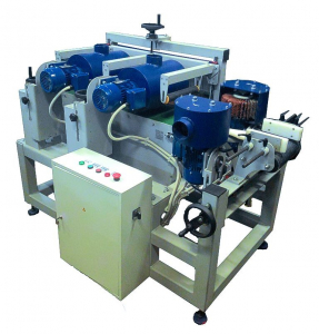 Брашировальный станок СМАРТ-БРАШ-300  (Шлифовальный станок Смарт-250 с увеличенной мощностью шлифовальных голов).