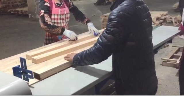 Автоматический станок для вырезки дефектов и торцовки EcoWood CFS-100 MAX