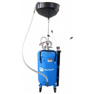 Установка для слива и откачки масла/антифриза с круглой подъемной ванной, мобильная ProTech SOS70PRO