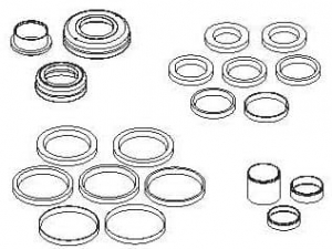 Comec MC5640 Втулка центрирующая  D=120 мм.. для осей SAF