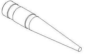 Comec CC313 Пуансон к CC300 конический D=5,0 мм.. (E)