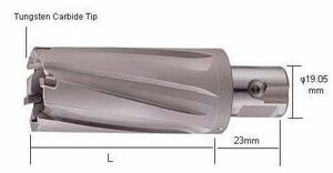 Сверло корончатое с твердосплавными зубьями (TST) хв-к W19, D=55, L=200