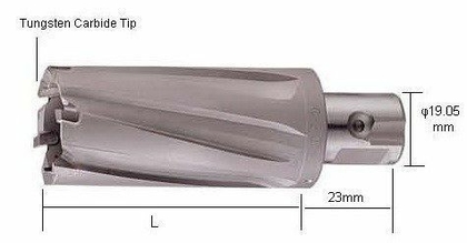 Сверло корончатое с твердосплавными зубьями (TST) хв-к W19, D=55, L=200