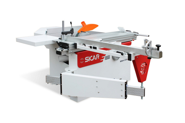 Круглопильный станок с кареткой с электроподъемом пилы SICAR SEGA 315 Maxi