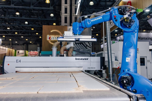 Автоматическая фрезерно-присадочная линия с ЧПУ Beaver NEST CONCEPT D4