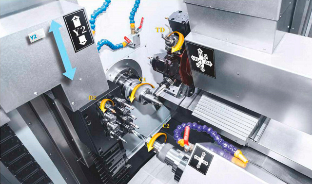 Токарный автомат с ЧПУ IRONMAC ITA-528SY