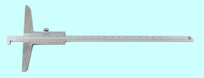 Штангенглубиномер 0- 200мм ШГ-200, цена деления 0.02 с зацепом, моноблок "CNIC" (62362)