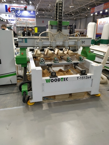 Фрезерно-гравировальный станок с чпу WoodTec T-1513х4