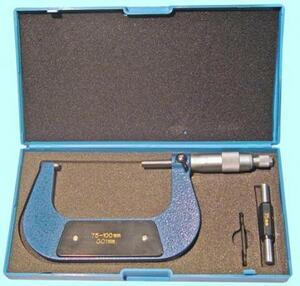 Микрометр Гладкий МК-100   75-100 мм (0,01) тв.сплав "CNIC" (ОМ1811-4)