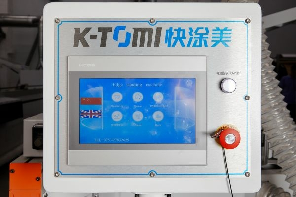 Линия УФ-окраски, сушки и шлифования торцов мебельных деталей