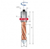 PF11MS. Сверло для сквозных отверстий ITAL Tools