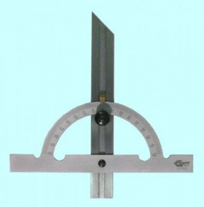 Угломер-транспортир с нониусом d 100 линейка L150,цена дел. 1град. "CNIC" (2805-012)