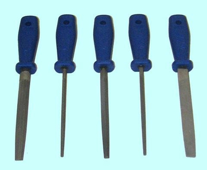 Набор напильников из 5шт. 150мм №2 с пластмассовой ручкой (A14) "CNIC"