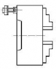 Патрон токарный d 125 мм 3-х кулачковый тип 3234 DIN 55027 условный конус 3 (аналог Польского) "CNIC" (PS3-125/С3)
