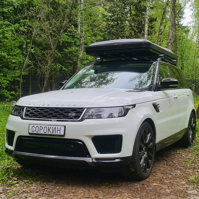 Палатка на крышу автомобиля Box, чёрная