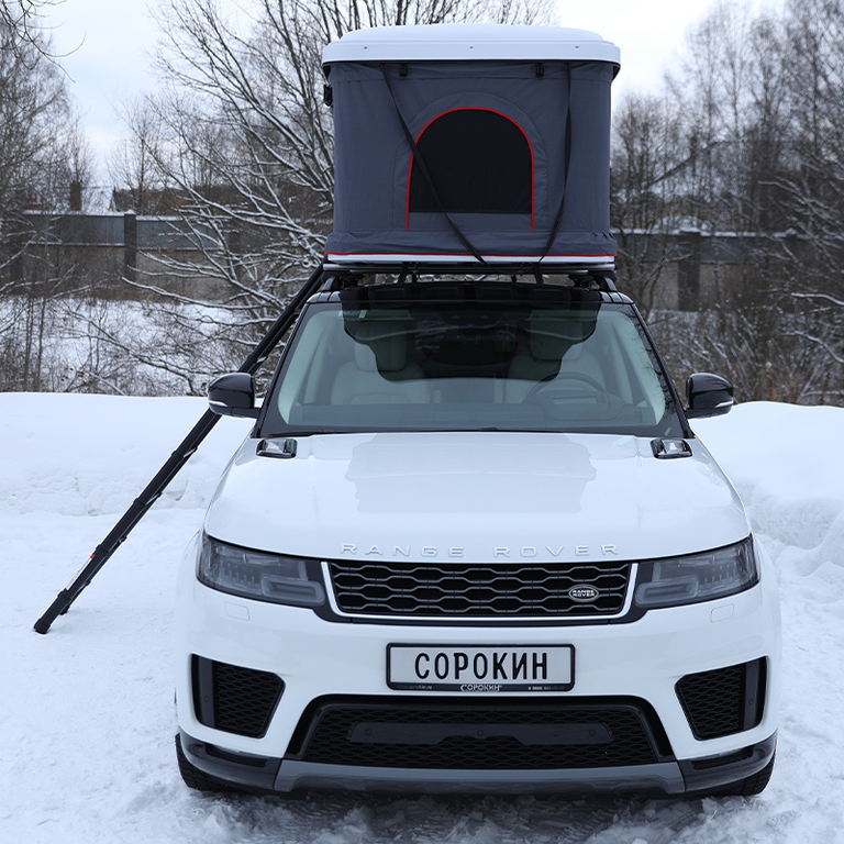 Палатка на крышу автомобиля Box, белая