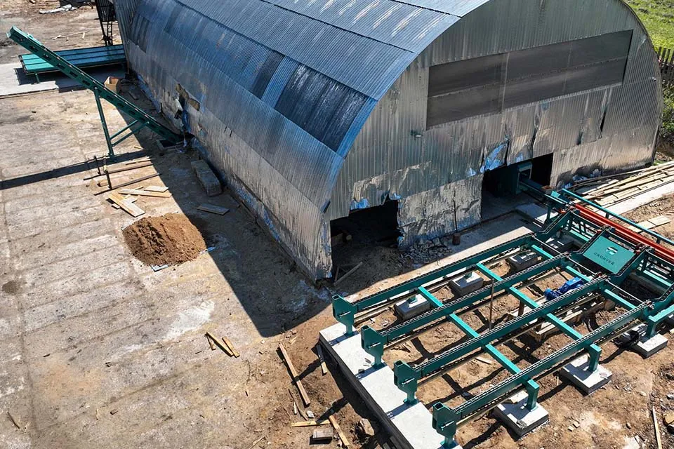 Разобщитель бревна с эстакадой Cronver RL (низкий)