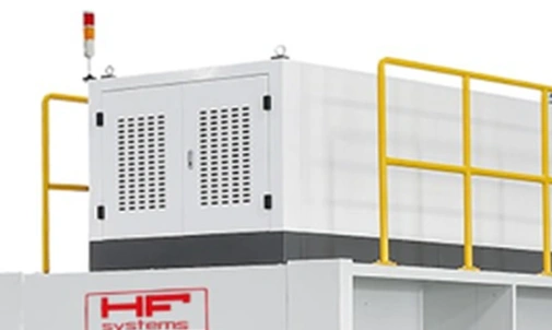 Линия прессования щита ТВЧ HF Systems 4200x1300