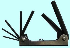 Набор ключей Шестигранных из  7шт (2,5;3;4;5;6;8;10мм) в метал.корпусе CrV "CNIC" в блистере (2214)