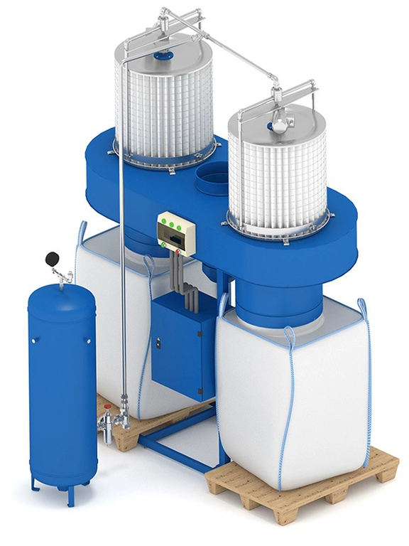 Агрегаты пылеулавливающие фильтр-циклоны, ПФЦ-8000КРК, аппараты для улавливания пыли фильтр-циклоны ФЦ-РК