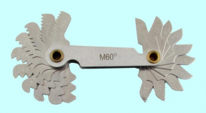 Набор резьбовых шаблонов №1 М60° для метрической резьбы из 20шт. "CNIC" (0,4-6,0)
