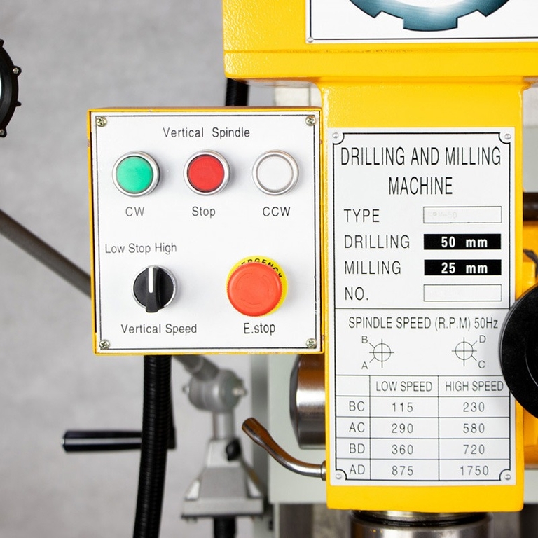 Вертикальный фрезерный станок по металлу Visprom FPV-50 (38806000)