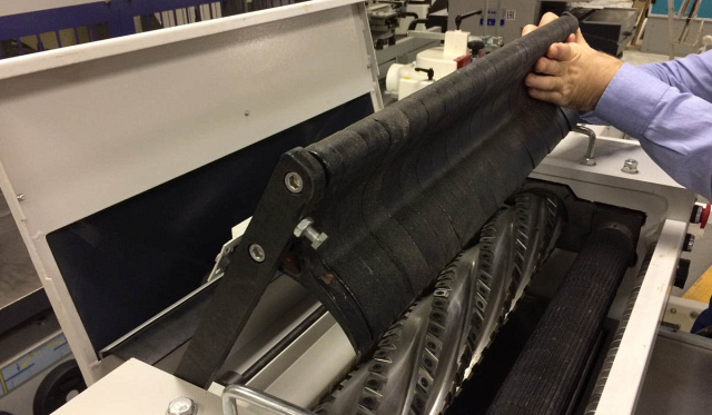 Рейсмусовый станок со спиральным валом и электроподъемом стола EcoWood МВ 1013AW