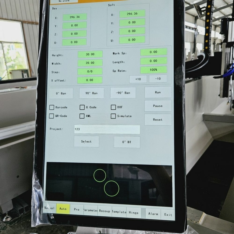 Обрабатывающий центр WSZ2-CNC-3000 с ЧПУ для алюминиевого профиля