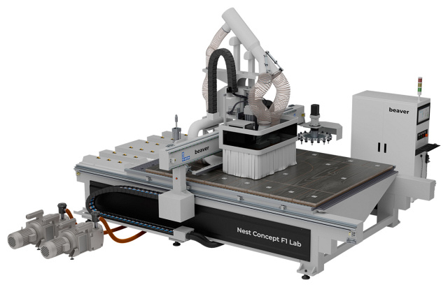 Фрезерный обрабатывающий центр с ЧПУ Beaver NEST CONCEPT F1 TPA
