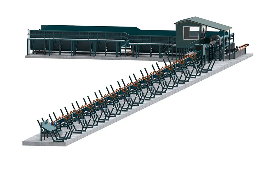 Линия сортировки бревна Cronver LSB 600