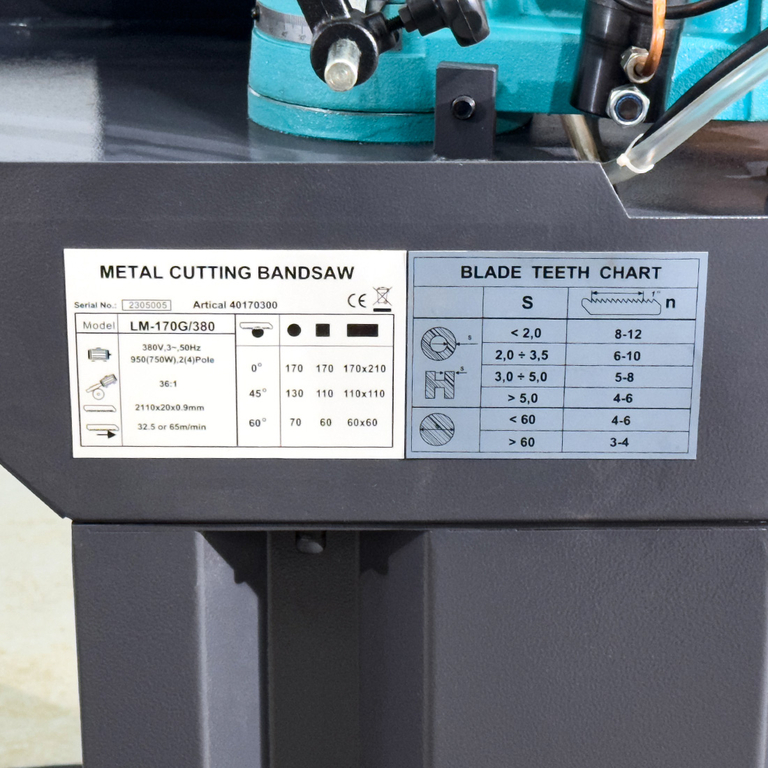 Ленточнопильный станок AURA LM-170G/380 (40170300)