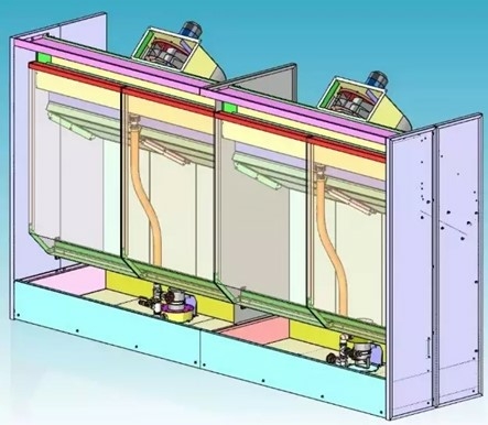 Кабина для покраски с водяной завесой