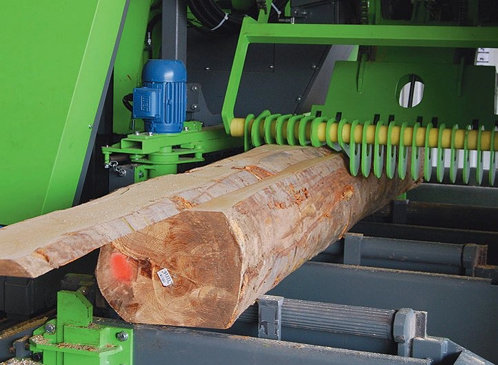 Горизонтальная широколенточная пилорама MEBOR HTZ-800