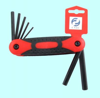 Набор ключей Шестигранных дюймовых из  7шт (3/32"-3/8") в пласт. корпусе CrV "CNIC" (2254S)