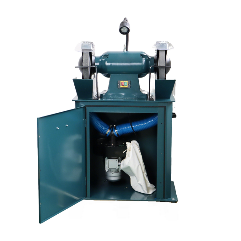 Двухдисковый шлифовальный станок с пылесосом AURA NM-400DC (60250300-1)